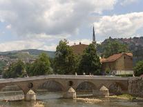 Latin Bridge (Latinska Cuprija), Across the River Miljacka, Sarajevo, Bosnia, Bosnia-Herzegovina-Graham Lawrence-Photographic Print