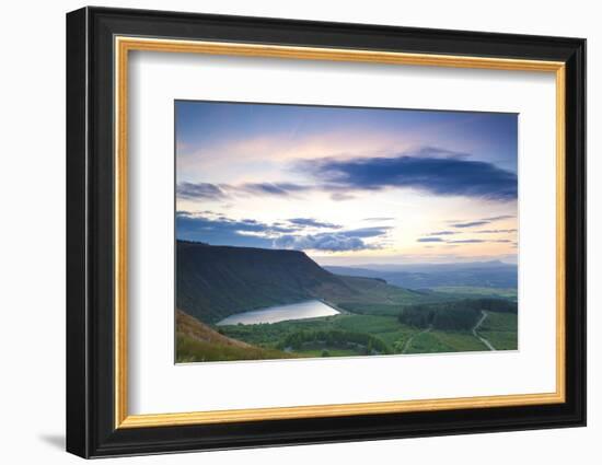 Graig Y Llyn, Rhigos, Llyn Fawr, Rhondda, Glamorgan, Wales, United Kingdom, Europe-Billy Stock-Framed Photographic Print