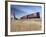 Grain Elevators and Wheat Train, Saskatchewan, Canada-Walter Bibikow-Framed Photographic Print