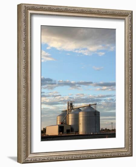 Grain Elevators near the Salton Sea in California-Bob Reynolds-Framed Photographic Print