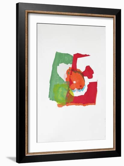 Grain of Rice, 2020 (Monoprint on Paper)-Angie Kenber-Framed Giclee Print