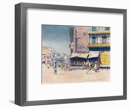 'Grain-sellers', 1905-Mortimer Luddington Menpes-Framed Giclee Print