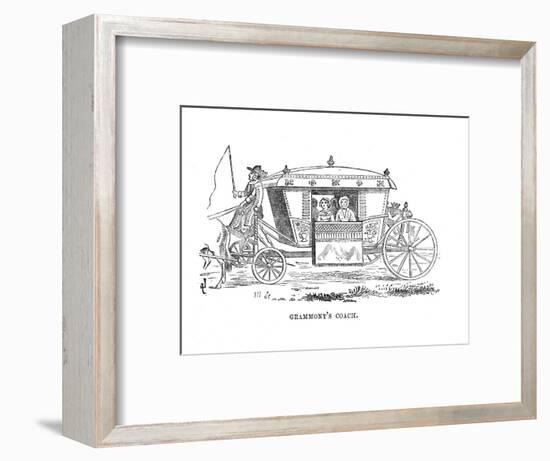 'Grammont's Coach', c1870-Unknown-Framed Giclee Print