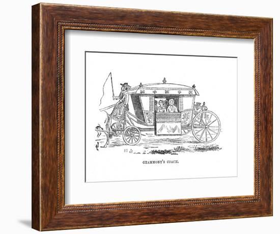 'Grammont's Coach', c1870-Unknown-Framed Giclee Print