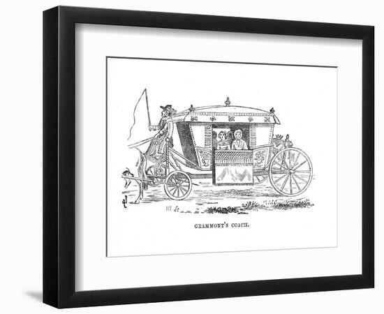 'Grammont's Coach', c1870-Unknown-Framed Giclee Print