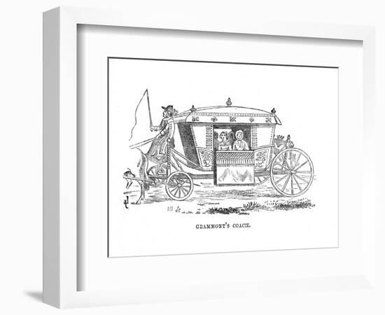 'Grammont's Coach', c1870-Unknown-Framed Giclee Print