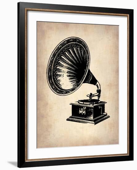 Gramophone 1-NaxArt-Framed Art Print