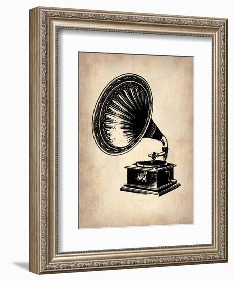 Gramophone 1-NaxArt-Framed Art Print