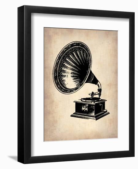 Gramophone 1-NaxArt-Framed Art Print