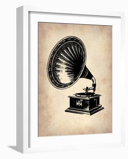 Gramophone 1-NaxArt-Framed Art Print