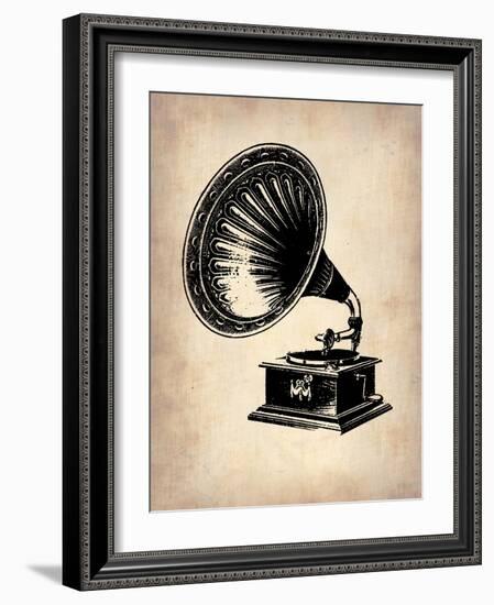 Gramophone 1-NaxArt-Framed Art Print