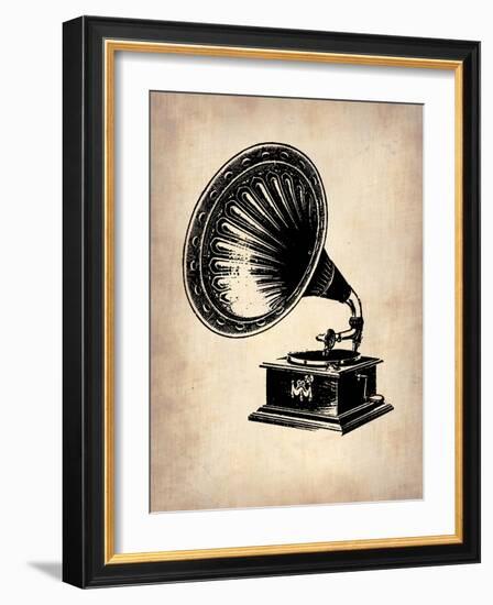 Gramophone 1-NaxArt-Framed Art Print