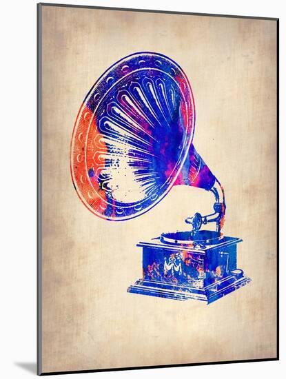 Gramophone 2-NaxArt-Mounted Art Print