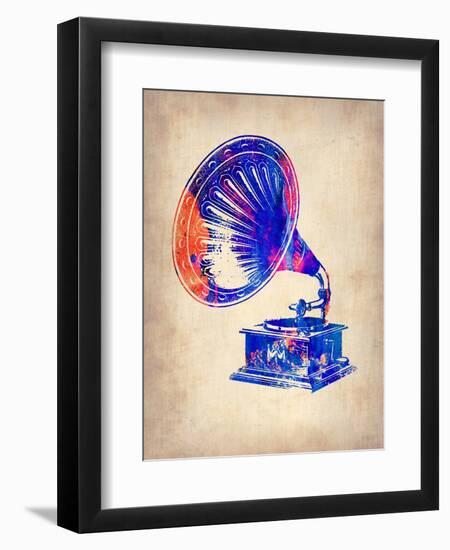 Gramophone 2-NaxArt-Framed Art Print
