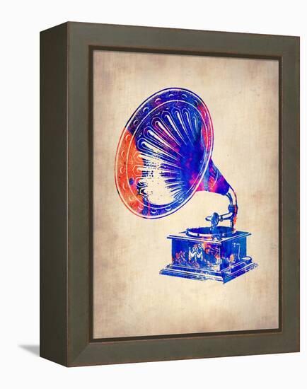 Gramophone 2-NaxArt-Framed Stretched Canvas