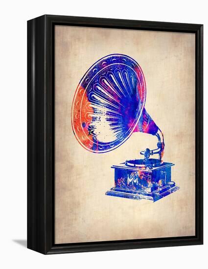 Gramophone 2-NaxArt-Framed Stretched Canvas