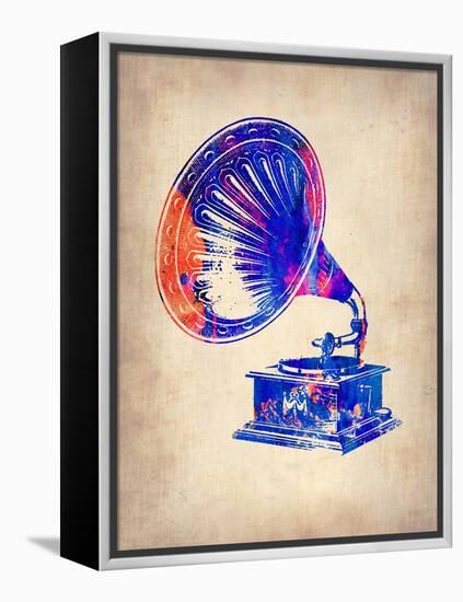 Gramophone 2-NaxArt-Framed Stretched Canvas