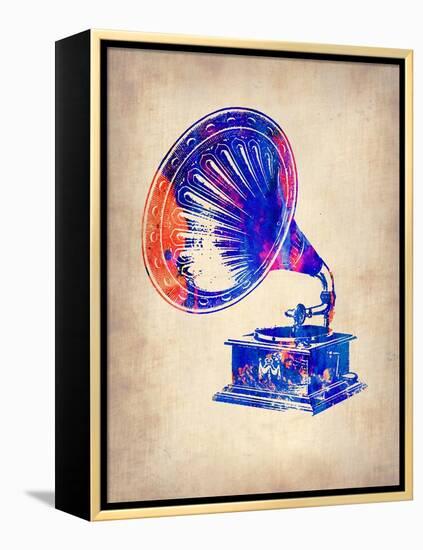 Gramophone 2-NaxArt-Framed Stretched Canvas