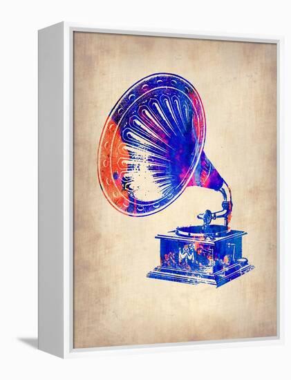 Gramophone 2-NaxArt-Framed Stretched Canvas