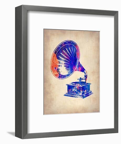 Gramophone 2-NaxArt-Framed Art Print