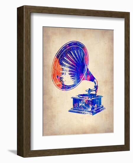 Gramophone 2-NaxArt-Framed Art Print