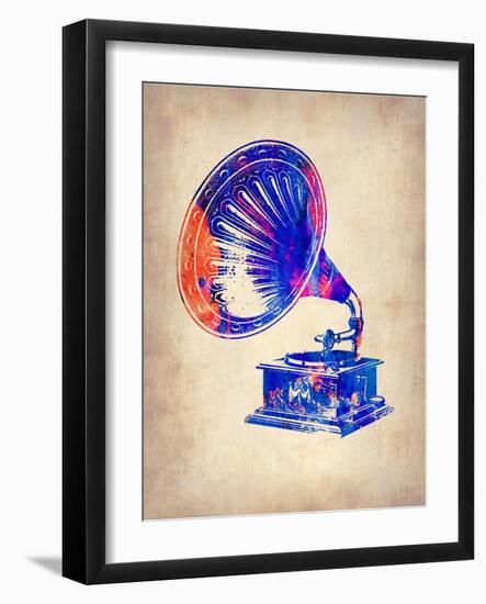 Gramophone 2-NaxArt-Framed Art Print