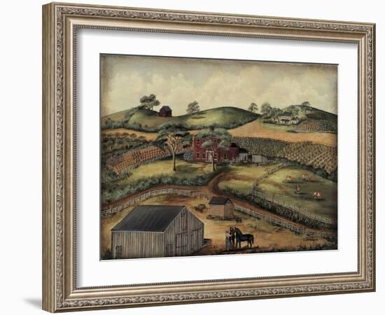 Grampa’s House-Barbara Jeffords-Framed Art Print