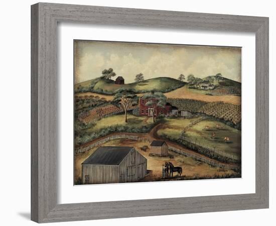 Grampa’s House-Barbara Jeffords-Framed Art Print