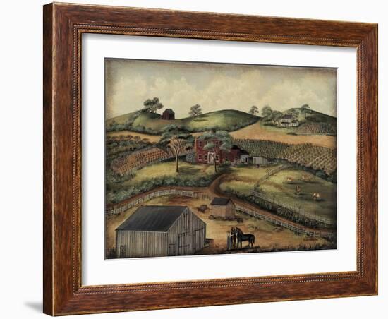 Grampa’s House-Barbara Jeffords-Framed Art Print