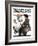 "Gramps and the Snowman" Saturday Evening Post Cover, December 20,1919-Norman Rockwell-Framed Premium Giclee Print