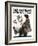 "Gramps and the Snowman" Saturday Evening Post Cover, December 20,1919-Norman Rockwell-Framed Premium Giclee Print