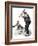 "Gramps at the Plate", August 5,1916-Norman Rockwell-Framed Giclee Print