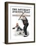 "Gramps at the Plate" Saturday Evening Post Cover, August 5,1916-Norman Rockwell-Framed Giclee Print