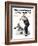 "Gramps at the Plate" Saturday Evening Post Cover, August 5,1916-Norman Rockwell-Framed Giclee Print