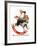 "Gramps on Rocking Horse", December 16,1933-Norman Rockwell-Framed Giclee Print