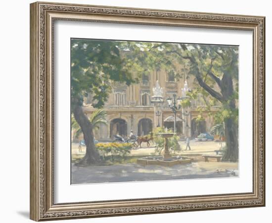 Gran Teatro, Havanna, 2010-Julian Barrow-Framed Giclee Print