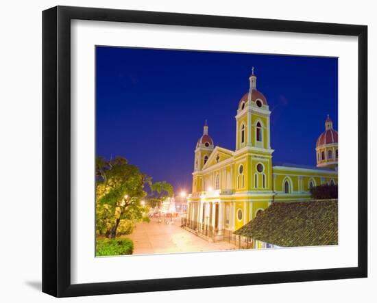 Granada Cathedral, Founded in 1583, Rebuilt in 1915, Granada, Nicaragua, Central America-null-Framed Photographic Print