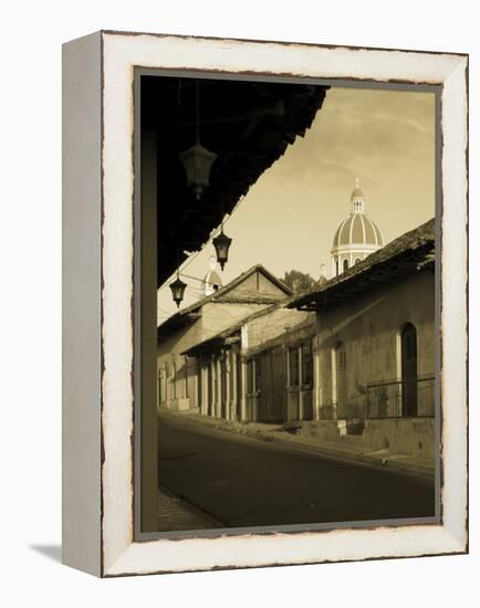 Granada, Cathedral of Granada, Nicaragua-John Coletti-Framed Premier Image Canvas