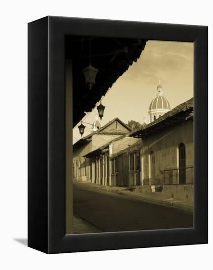 Granada, Cathedral of Granada, Nicaragua-John Coletti-Framed Premier Image Canvas