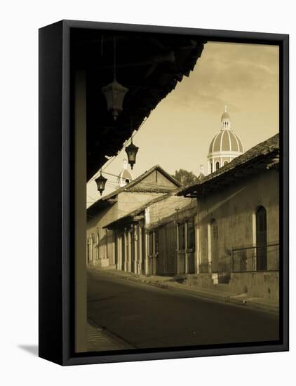 Granada, Cathedral of Granada, Nicaragua-John Coletti-Framed Premier Image Canvas