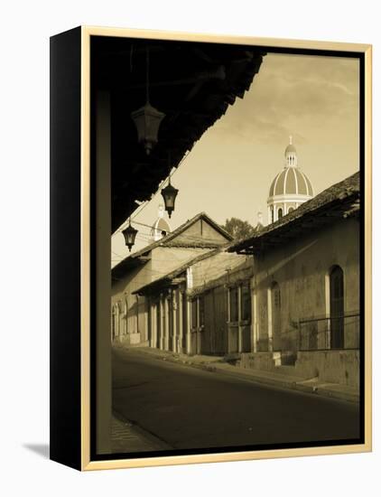 Granada, Cathedral of Granada, Nicaragua-John Coletti-Framed Premier Image Canvas