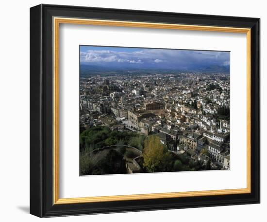 Granada from the Alhambra, Spain-Barry Winiker-Framed Photographic Print