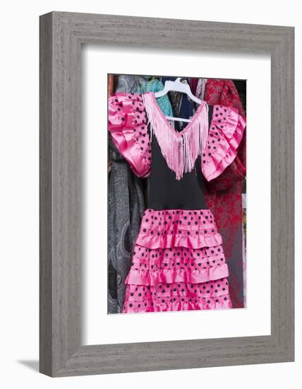 Granada, Spain, Girls in Traditional Dress for Flamenco Dancer-Bill Bachmann-Framed Photographic Print