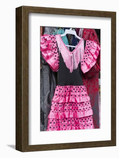 Granada, Spain, Girls in Traditional Dress for Flamenco Dancer-Bill Bachmann-Framed Photographic Print