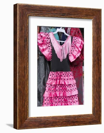 Granada, Spain, Girls in Traditional Dress for Flamenco Dancer-Bill Bachmann-Framed Photographic Print