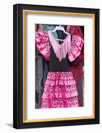 Granada, Spain, Girls in Traditional Dress for Flamenco Dancer-Bill Bachmann-Framed Photographic Print