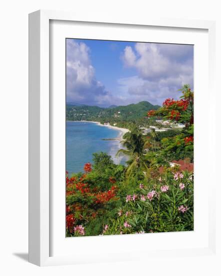 Grand Anse Beach, Grenada, Caribbean, West Indies-Robert Harding-Framed Photographic Print