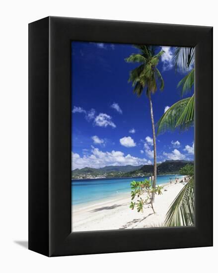 Grand Anse Beach, Grenada, Windward Islands, West Indies, Caribbean, Central America-John Miller-Framed Premier Image Canvas