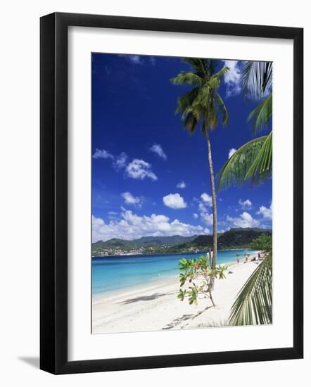 Grand Anse Beach, Grenada, Windward Islands, West Indies, Caribbean, Central America-John Miller-Framed Photographic Print