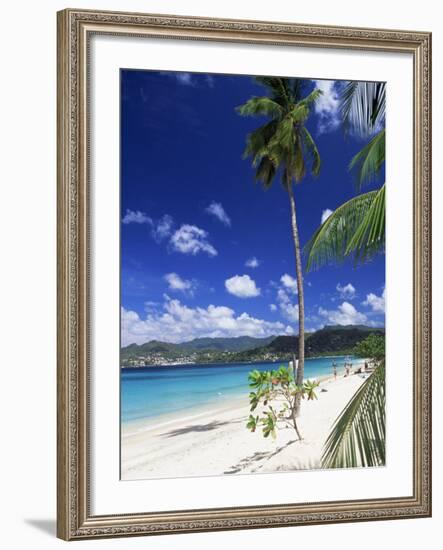 Grand Anse Beach, Grenada, Windward Islands, West Indies, Caribbean, Central America-John Miller-Framed Photographic Print